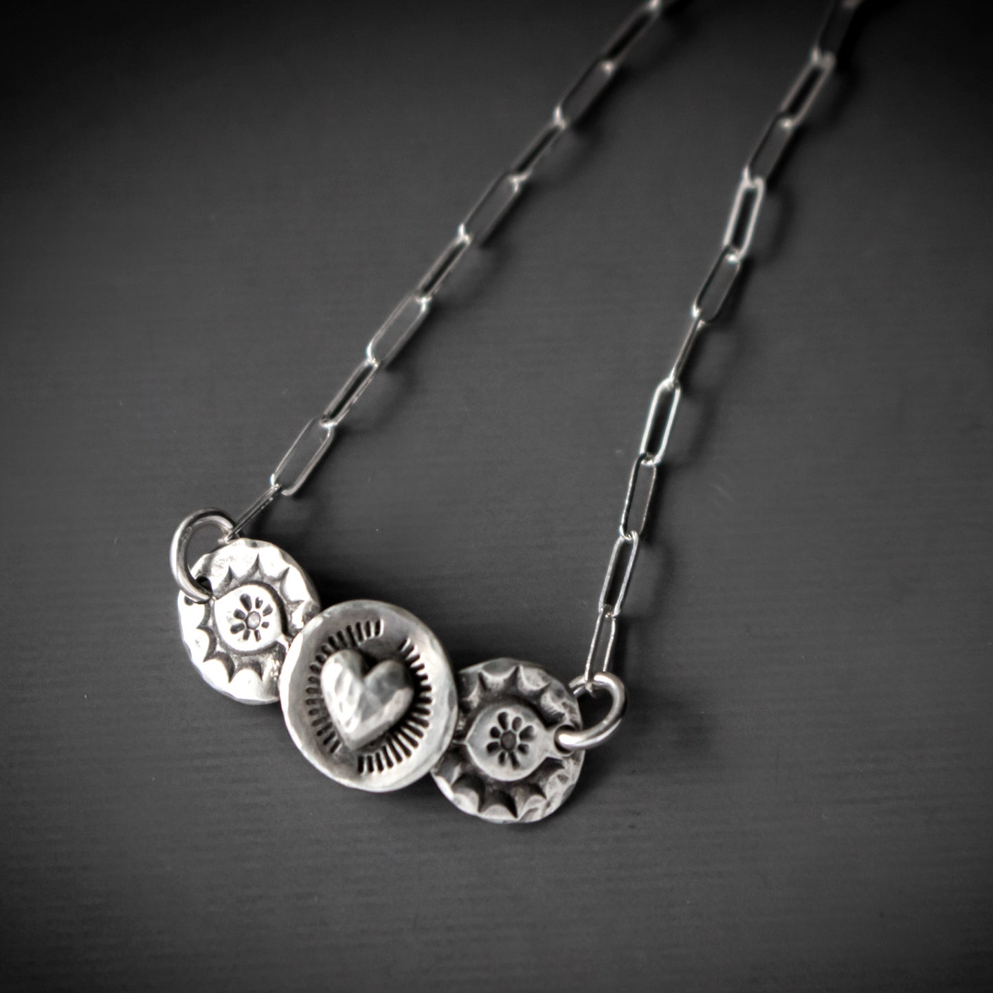Spirited Heart Sterling Silver Necklace-Womens-LittleGreenRoomJewelry-LittleGreenRoomJewelry