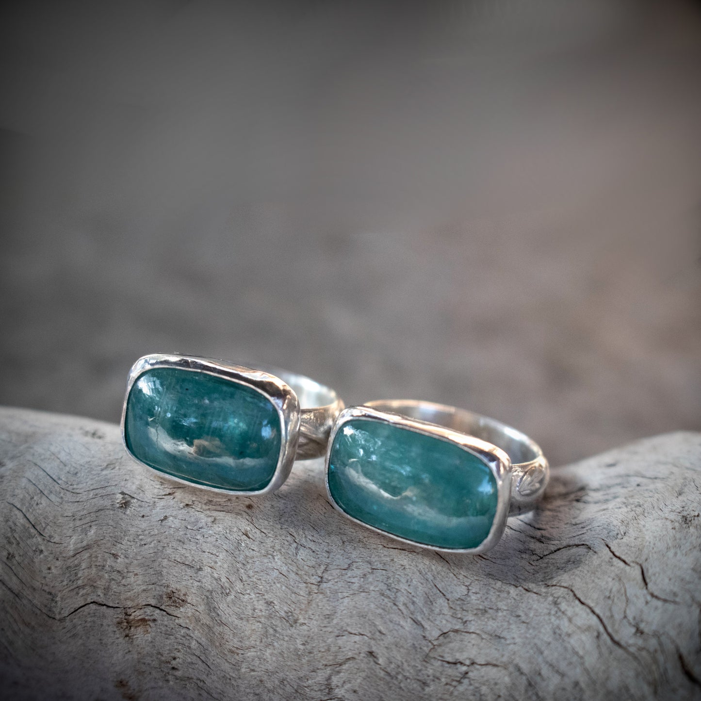 Blue Paraiba Kyanite Statement Ring-Womens-LittleGreenRoomJewelry-LittleGreenRoomJewelry