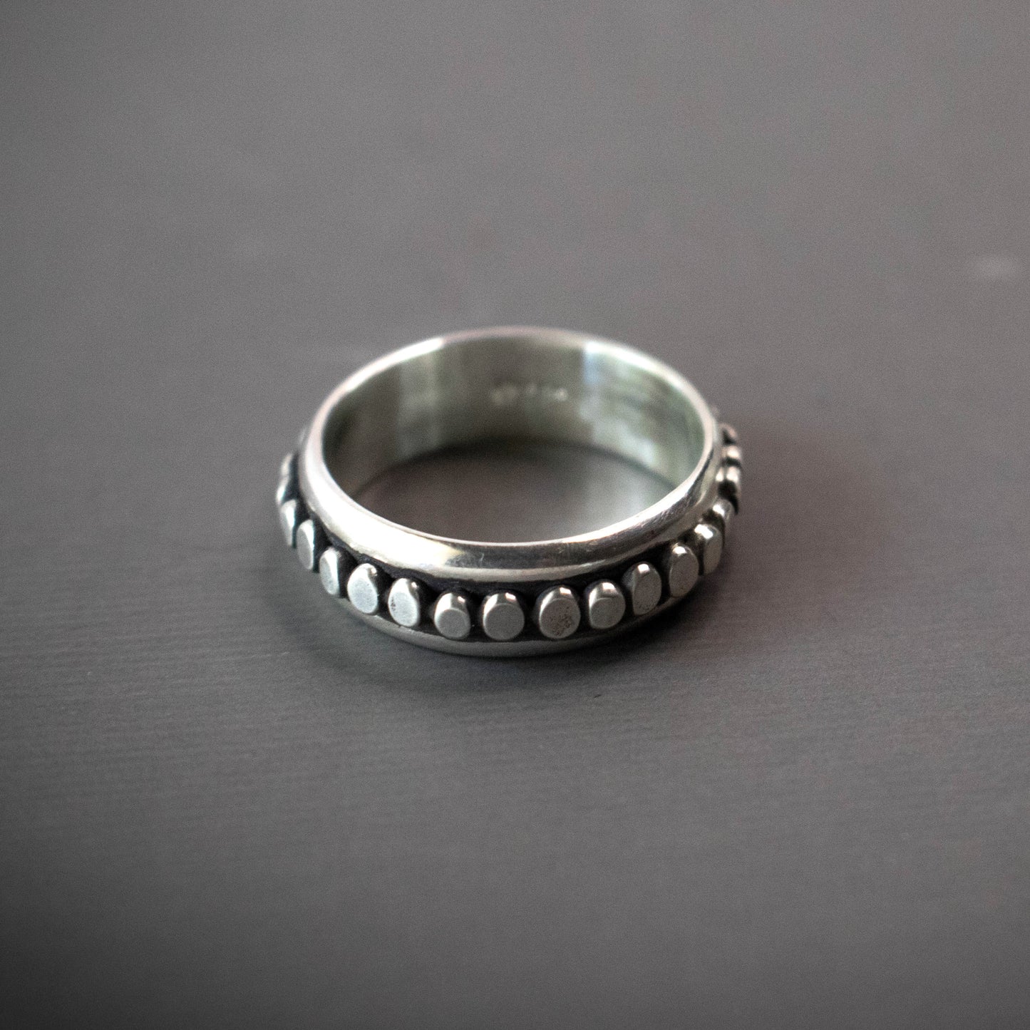 Sterling Sea Urchin Ring Size 7-Womens-LittleGreenRoomJewelry-LittleGreenRoomJewelry