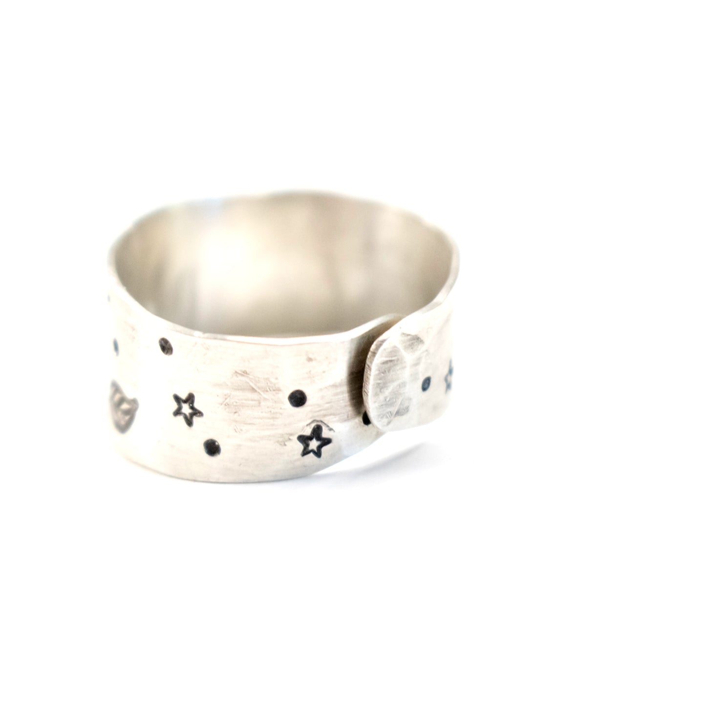 Sterling Silver Adjustable Band Ring-Womens-LittleGreenRoomJewelry-LittleGreenRoomJewelry