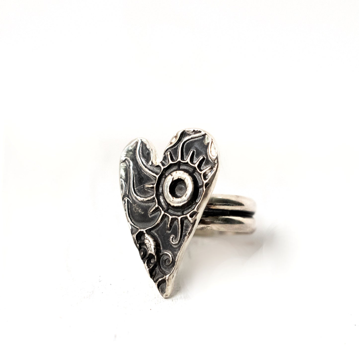Artistic Heart Ring-Womens-LittleGreenRoomJewelry-LittleGreenRoomJewelry