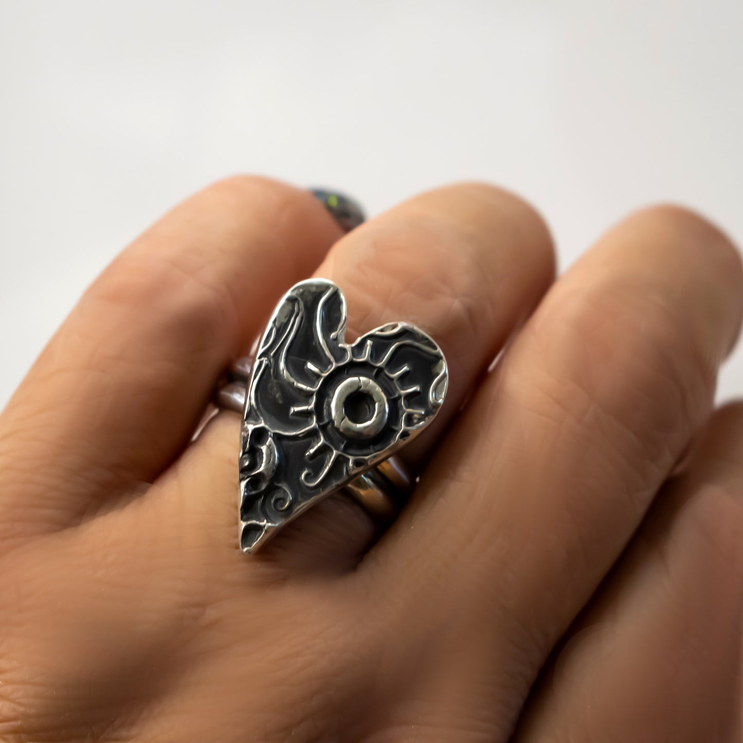 Artistic Heart Ring-Womens-LittleGreenRoomJewelry-LittleGreenRoomJewelry