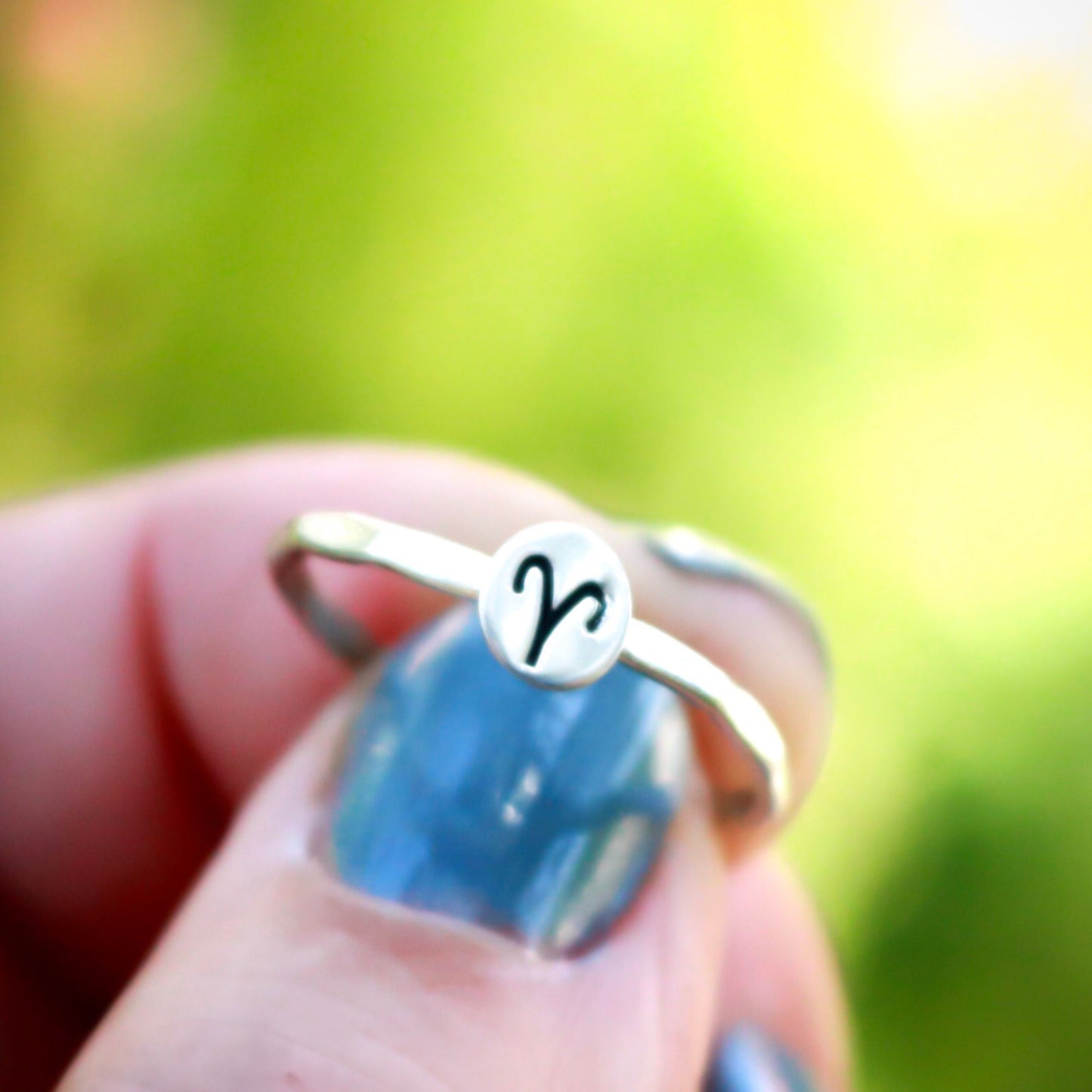 Zodiac Symbol Rings-Womens-LittleGreenRoomJewelry-LittleGreenRoomJewelry