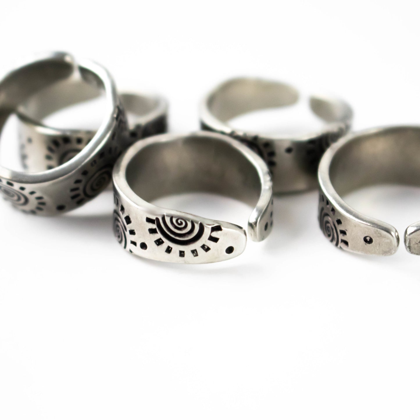 Aritsan Sun Pewter Adjustable Band-Womens-LittleGreenRoomJewelry-LittleGreenRoomJewelry