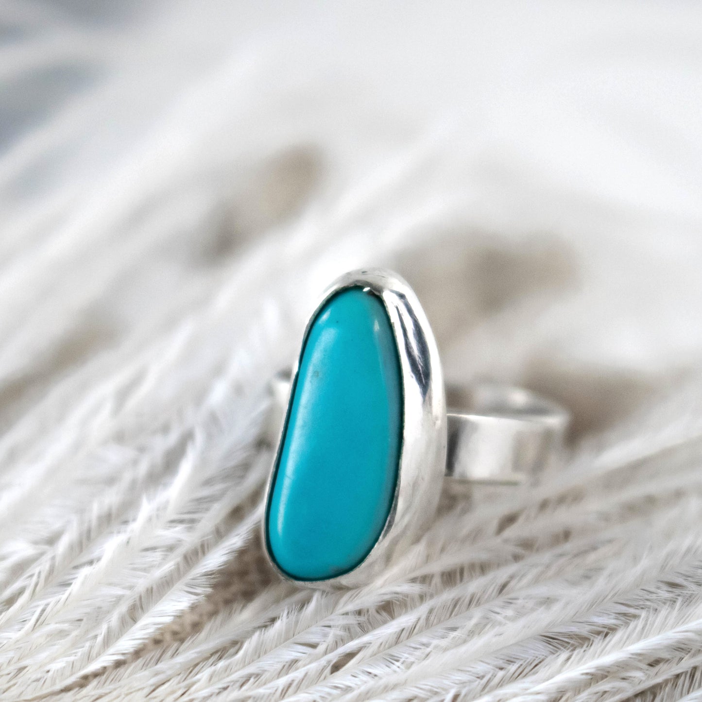Bold Turquoise Ring-Womens-LittleGreenRoomJewelry-LittleGreenRoomJewelry
