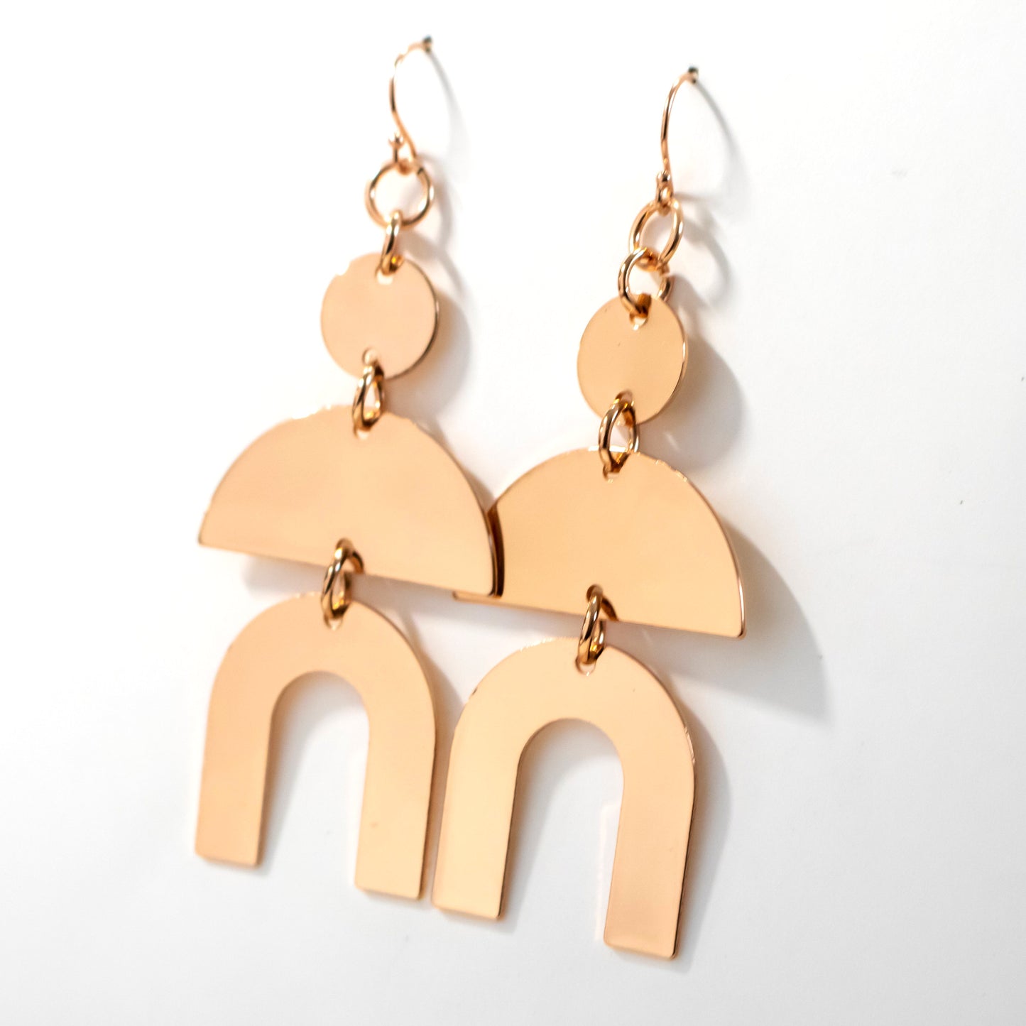 Rose Gold Boho Earrings-Womens-LittleGreenRoomJewelry-LittleGreenRoomJewelry