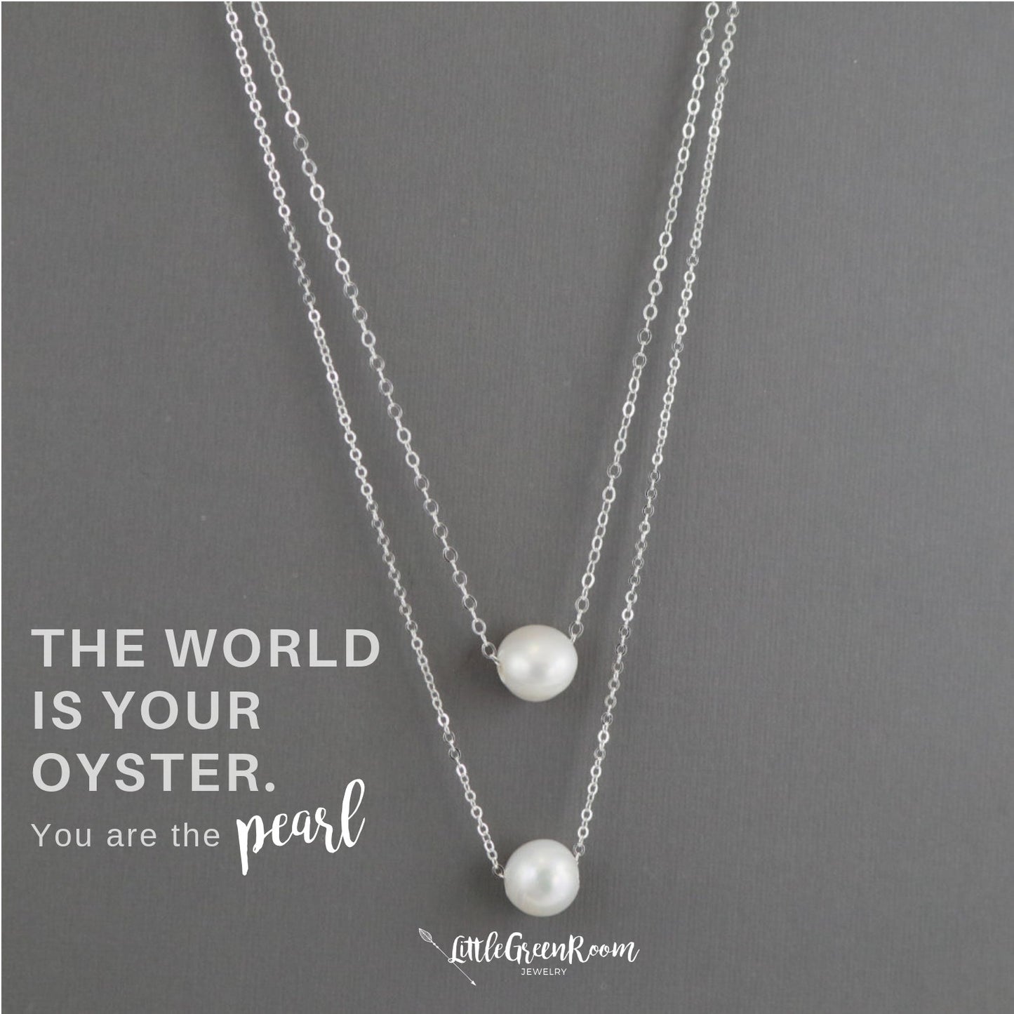 Fresh Water Pearl Necklace-Womens-LittleGreenRoomJewelry-LittleGreenRoomJewelry