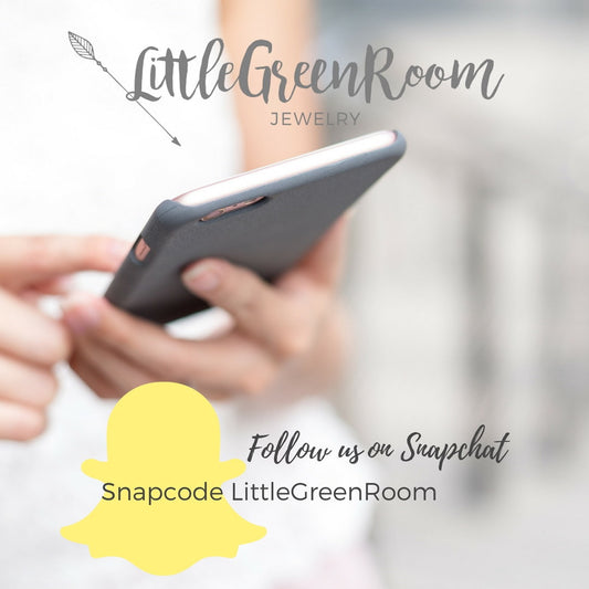 LittleGreenRoom Jewelry Now On Snapchat!