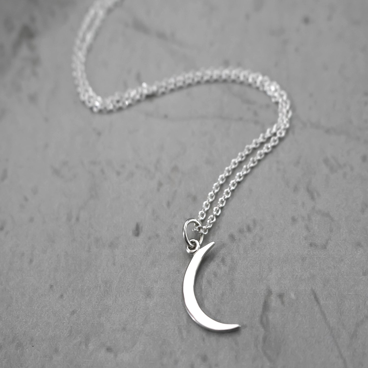 Moon Child Silver Moon Necklace-Womens-LittleGreenRoomJewelry-LittleGreenRoomJewelry
