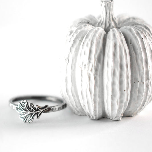 Sterling Silver Leaf Ring-Womens-LittleGreenRoomJewelry-LittleGreenRoomJewelry