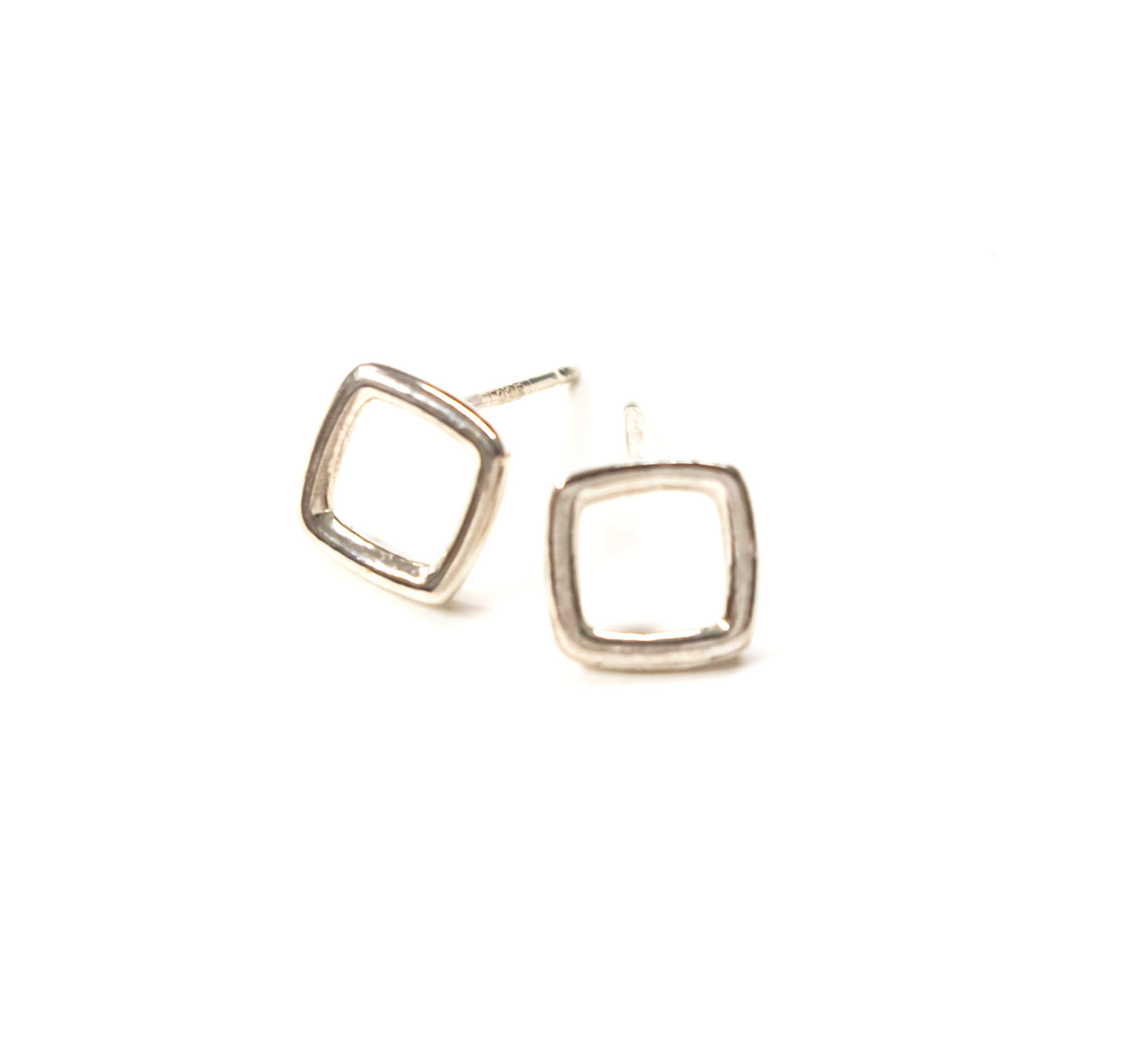 Minimalist Square Stud Earrings-Womens-LittleGreenRoomJewelry-LittleGreenRoomJewelry