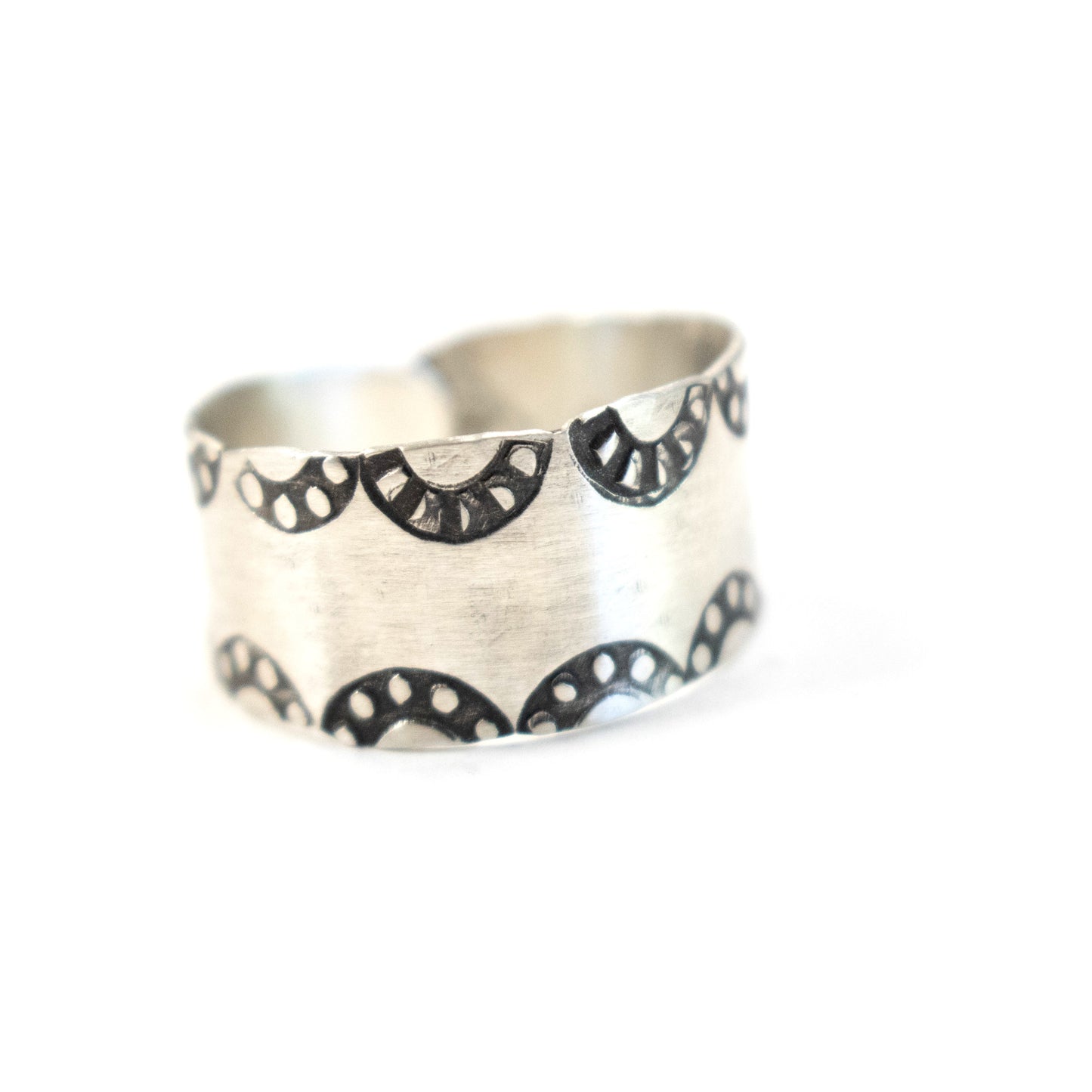 Sterling Silver Adjustable Band Ring-Womens-LittleGreenRoomJewelry-LittleGreenRoomJewelry