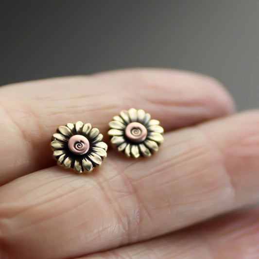 Mammoth Sunflower Earrings-Womens-LittleGreenRoomJewelry-LittleGreenRoomJewelry