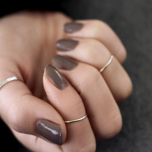 Sterling Silver Midi Rings- Silver Stacking Ring-Choice Of 1 Ring-womens-LittleGreenRoomJewelry-LittleGreenRoomJewelry