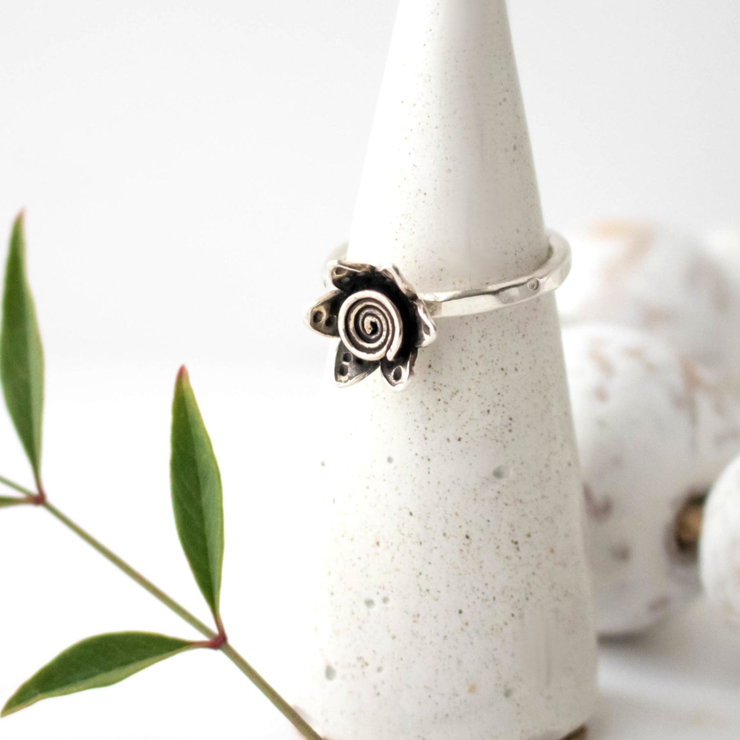 Sterling Silver Summer Sunflower Ring-Womens-LittleGreenRoomJewelry-LittleGreenRoomJewelry