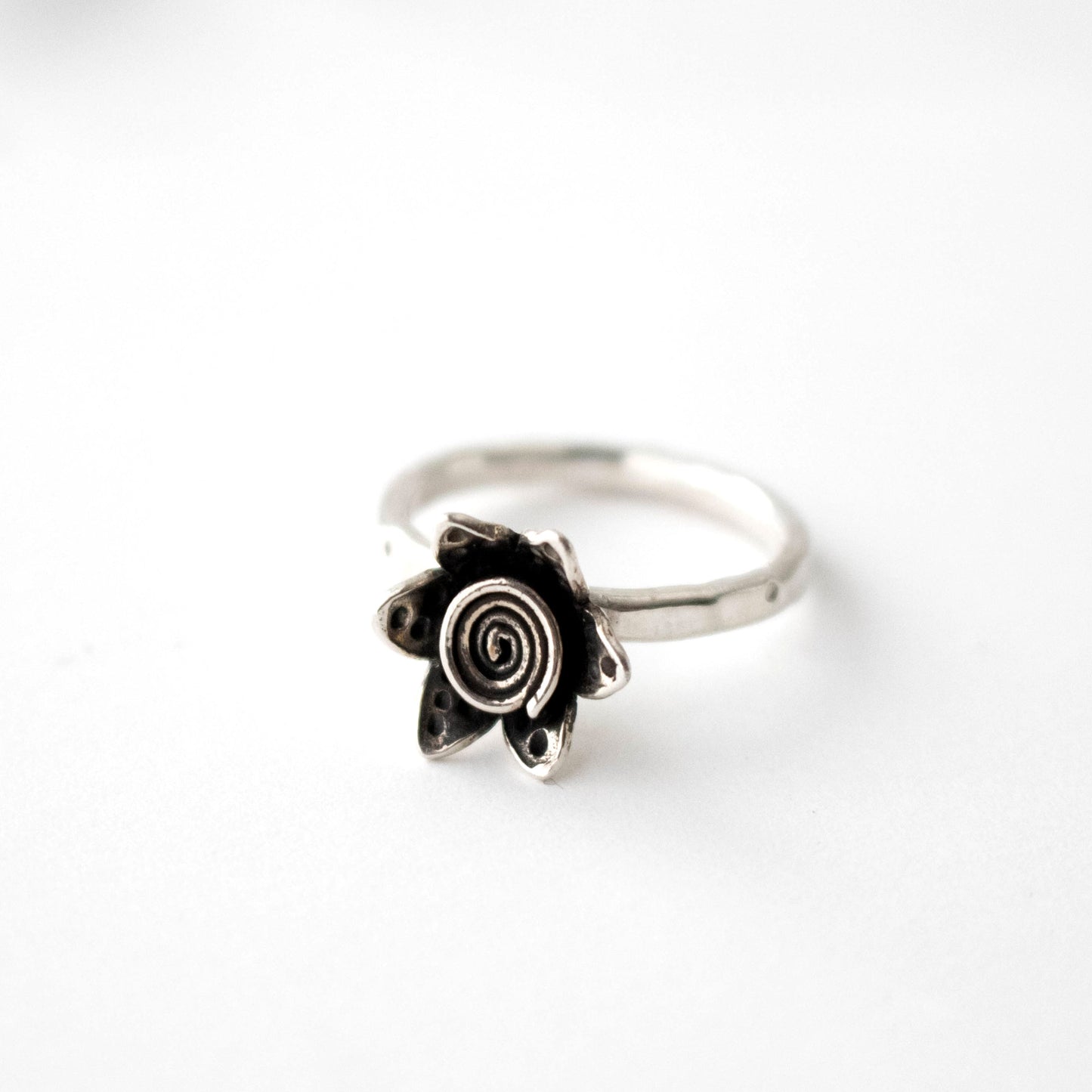 Sterling Silver Summer Sunflower Ring-Womens-LittleGreenRoomJewelry-LittleGreenRoomJewelry