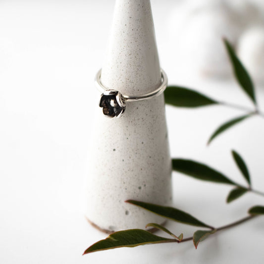 Sterling Silver Tulip Stacking Ring-Womens-LittleGreenRoomJewelry-LittleGreenRoomJewelry