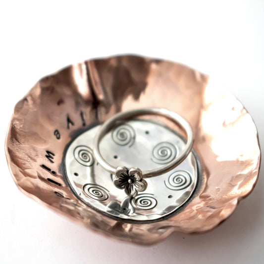 Wild Flower Ring Dish-accessories-LittleGreenRoomJewelry-LittleGreenRoomJewelry