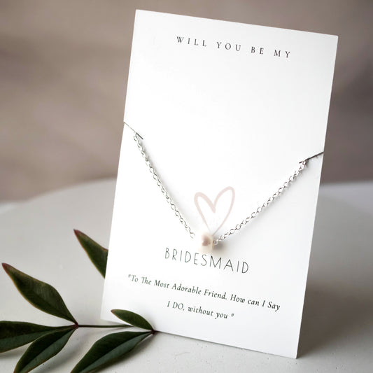 Freshwater Pearl Bridesmaid Necklace-Womens-LittleGreenRoomJewelry-LittleGreenRoomJewelry