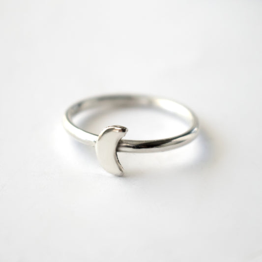 Sterling Silver Moon Phase Ring-Womens-LittleGreenRoomJewelry-LittleGreenRoomJewelry