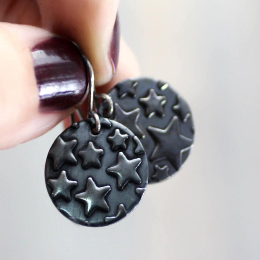 Star Earrings-Womens Rustic-LittleGreenRoomJewelry-LittleGreenRoomJewelry