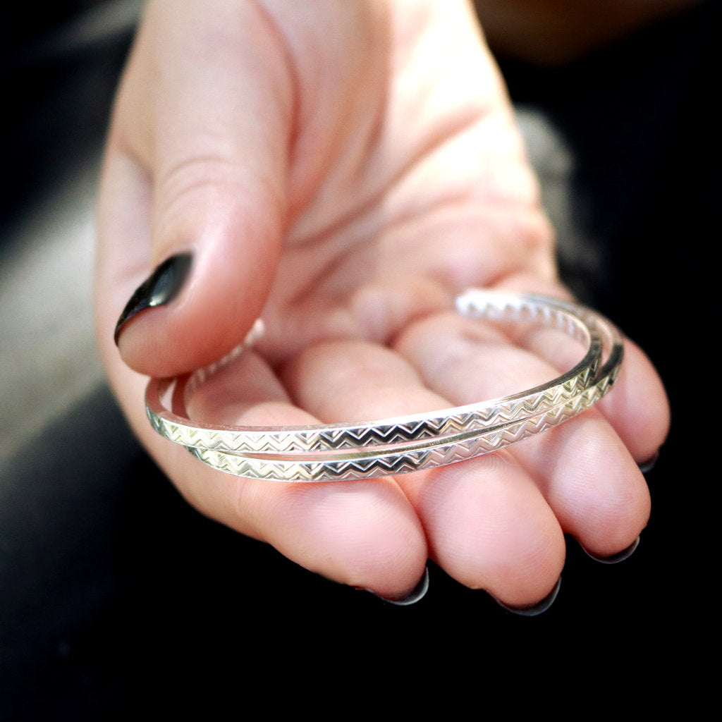 Boho Sterling Silver Cuff Bracelet-Womens-LittleGreenRoomJewelry-LittleGreenRoomJewelry