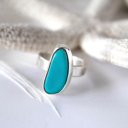 Bold Turquoise Ring-Womens-LittleGreenRoomJewelry-LittleGreenRoomJewelry