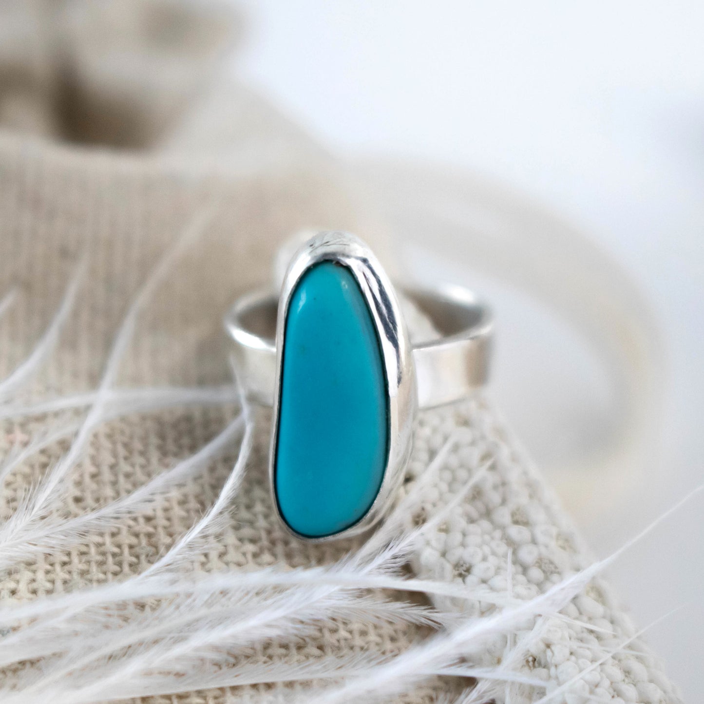 Bold Turquoise Ring-Womens-LittleGreenRoomJewelry-LittleGreenRoomJewelry