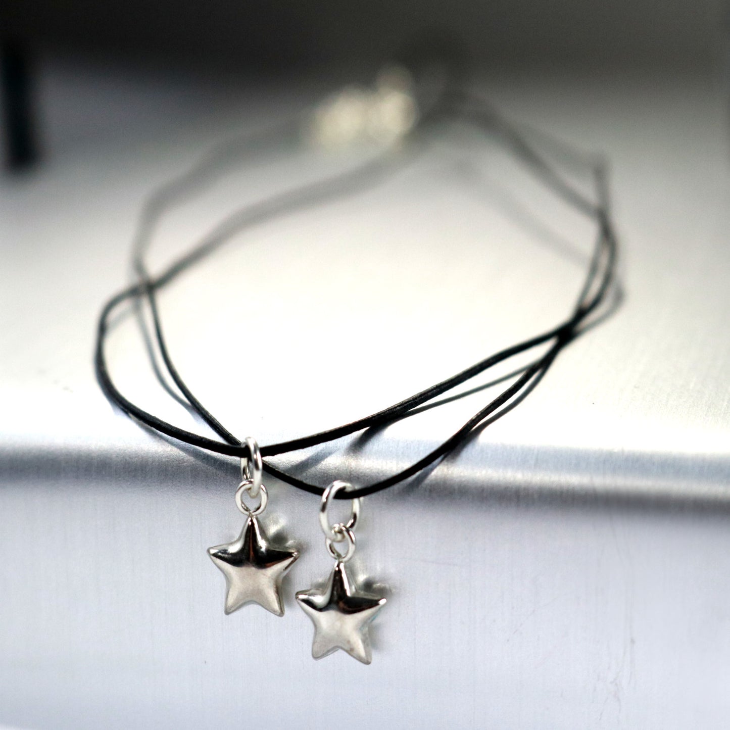Super Star Sterling Silver Necklace-Womens-LittleGreenRoomJewelry-LittleGreenRoomJewelry