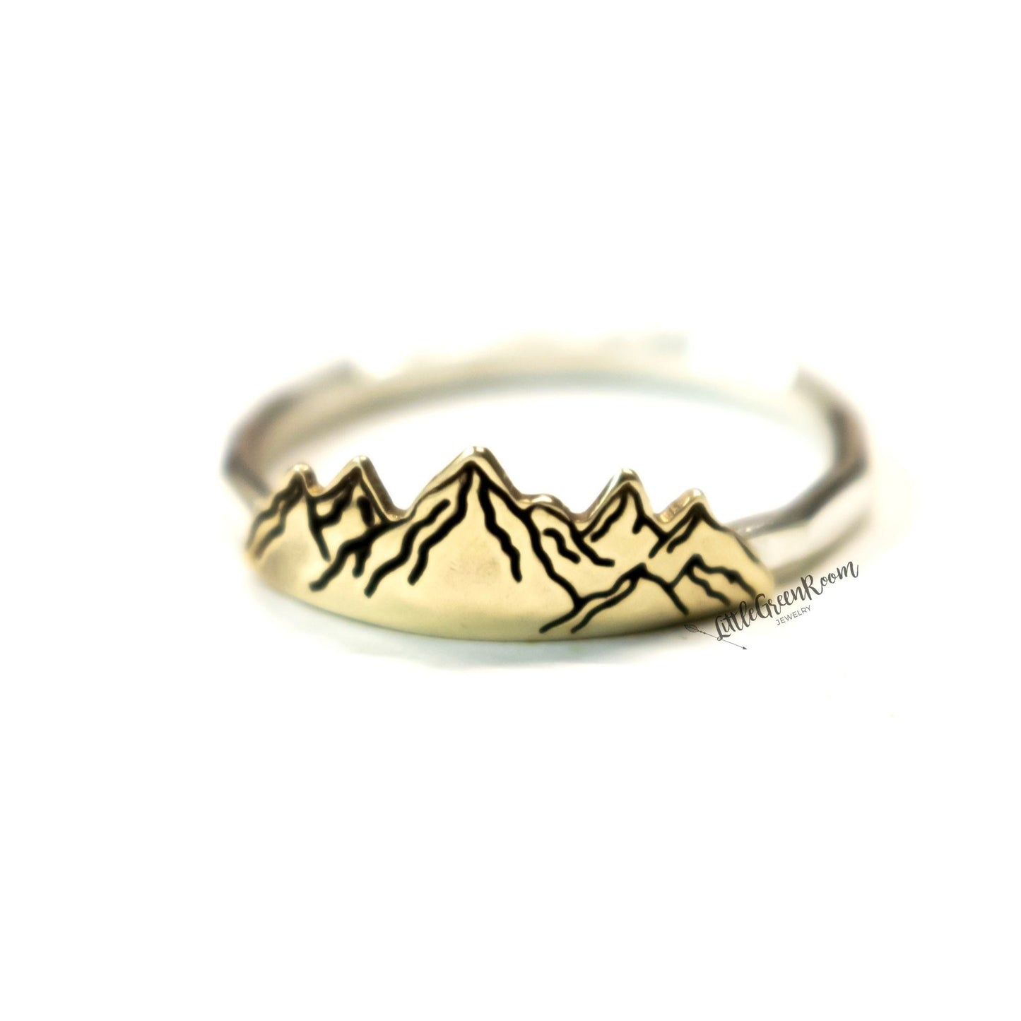 Stunning Mountain Range Ring-Womens-LittleGreenRoomJewelry-LittleGreenRoomJewelry