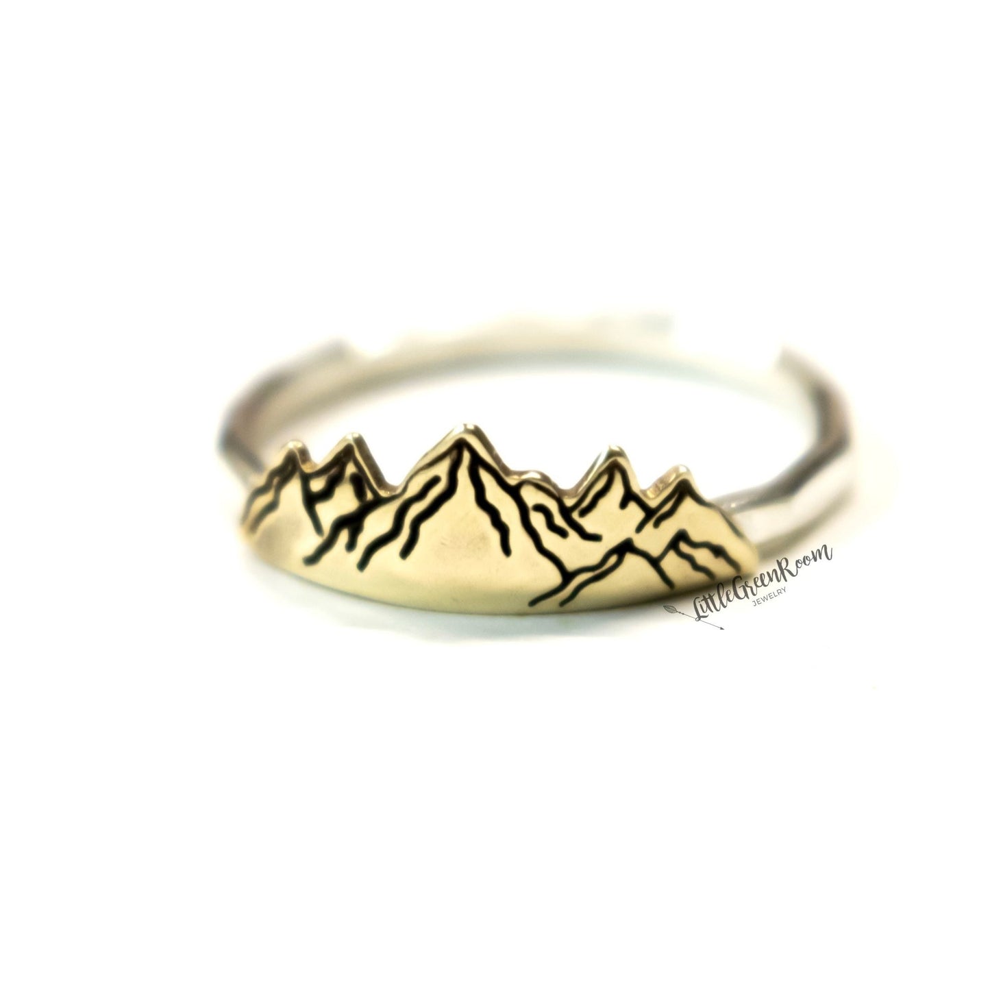 Stunning Mountain Range Ring-Womens-LittleGreenRoomJewelry-LittleGreenRoomJewelry
